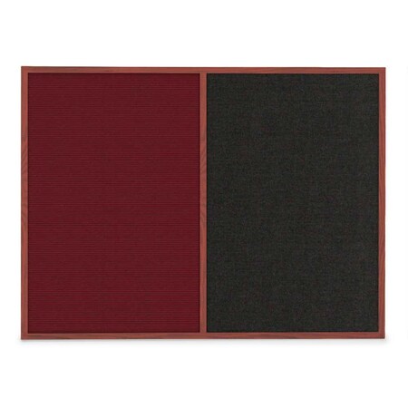 United Visual Products Slim Style Indoor Enclosed Corkboard, 48 UVRDS48SBH-WHITE-PUMICE